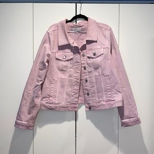 LOFT Pink Jean Jacket.